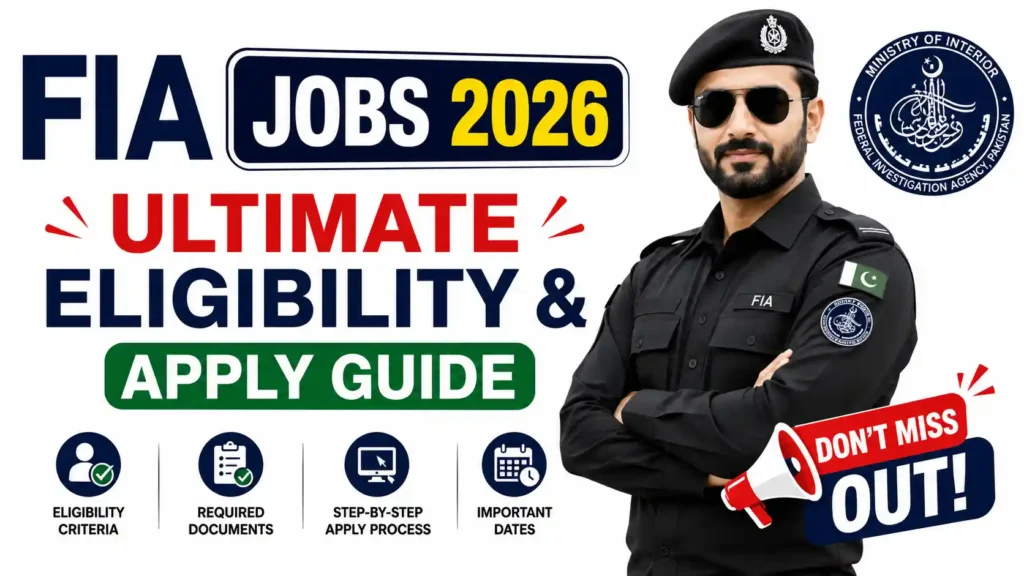 FIA Jobs 2026 – Eligibility & Application Process: The Complete Guide