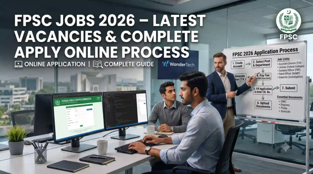 FPSC Jobs 2026 – Latest Vacancies & Complete Apply Online Process