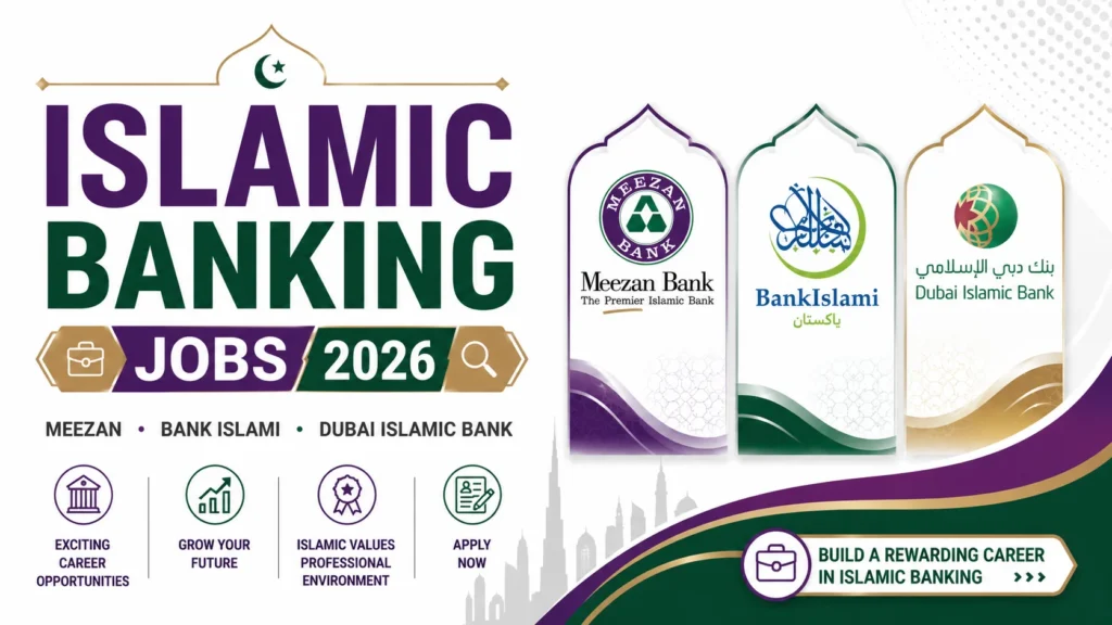 Islamic Banking Jobs 2026: Meezan, BankIslami and Dubai Islamic Careers