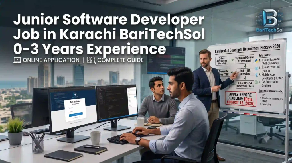 Junior Software Developer Job in Karachi – BariTechSol Onsite
