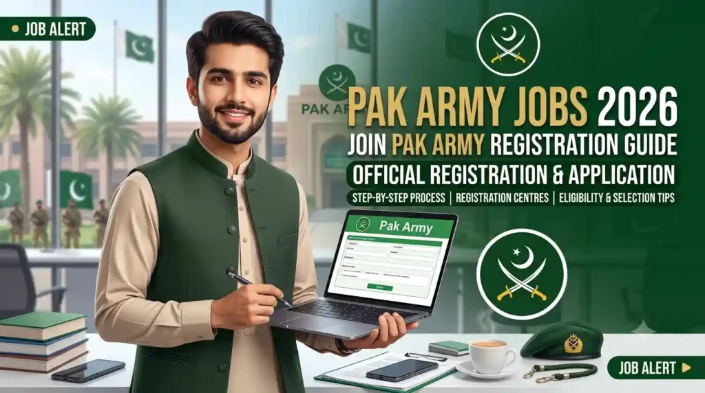 Pak Army Jobs 2026 – Join Pak Army Registration Guide