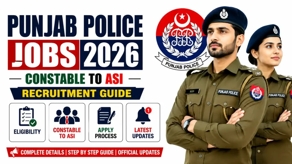 Punjab Police Jobs 2026 – Constable to ASI Recruitment Guide