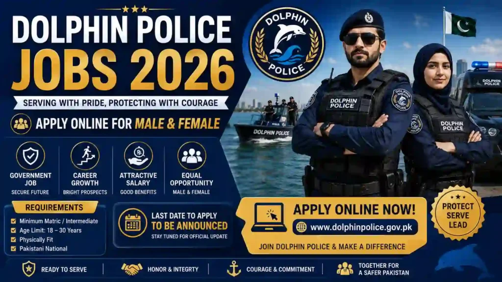 Dolphin Police Jobs 2026 Apply Online for Male & Female